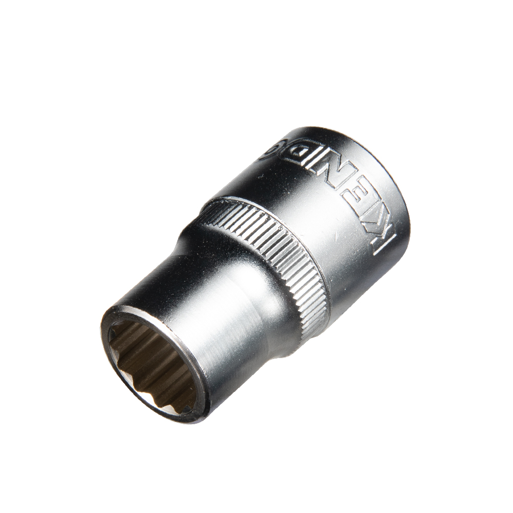 Kendo 1/2 inch Drive 12PT Reg Sockets H12, 38mm Long