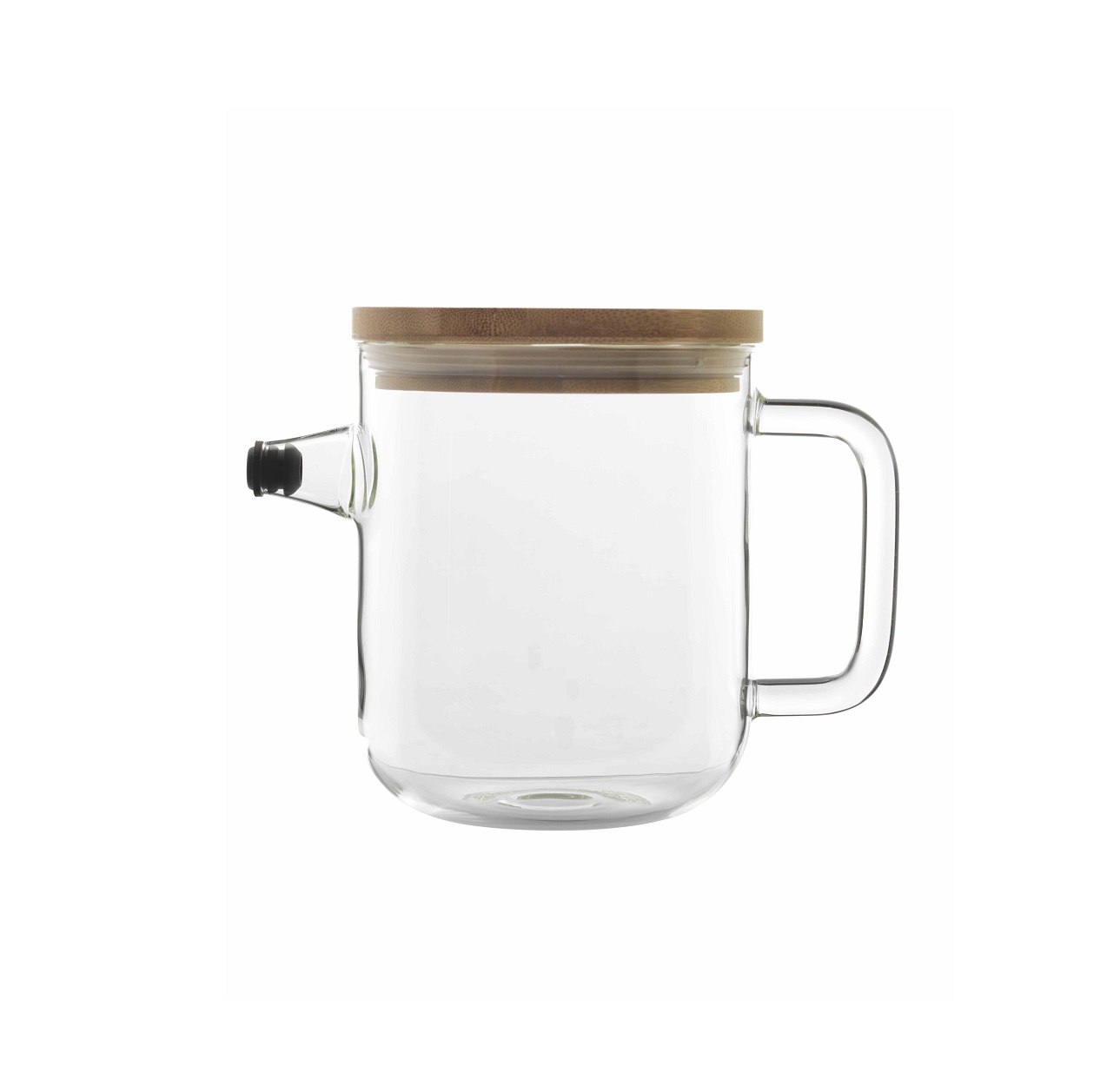 Luigi Bormioli Teapot With Anti-Drip System Bamboo Lid – 1 Litre