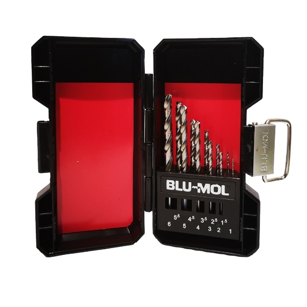Blu-Mol Extreme – Drill Bit Set / High Speed Steel (HSS) Set – 11 Piece