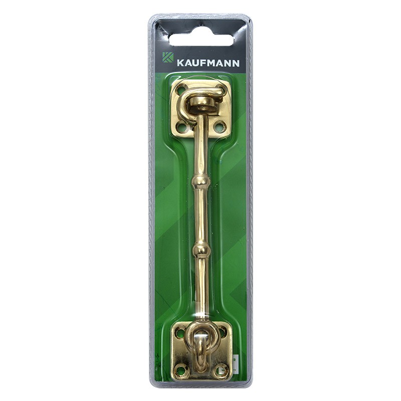 Kaufmann Cabin Hook 150Mm Brass Plated -Zamac