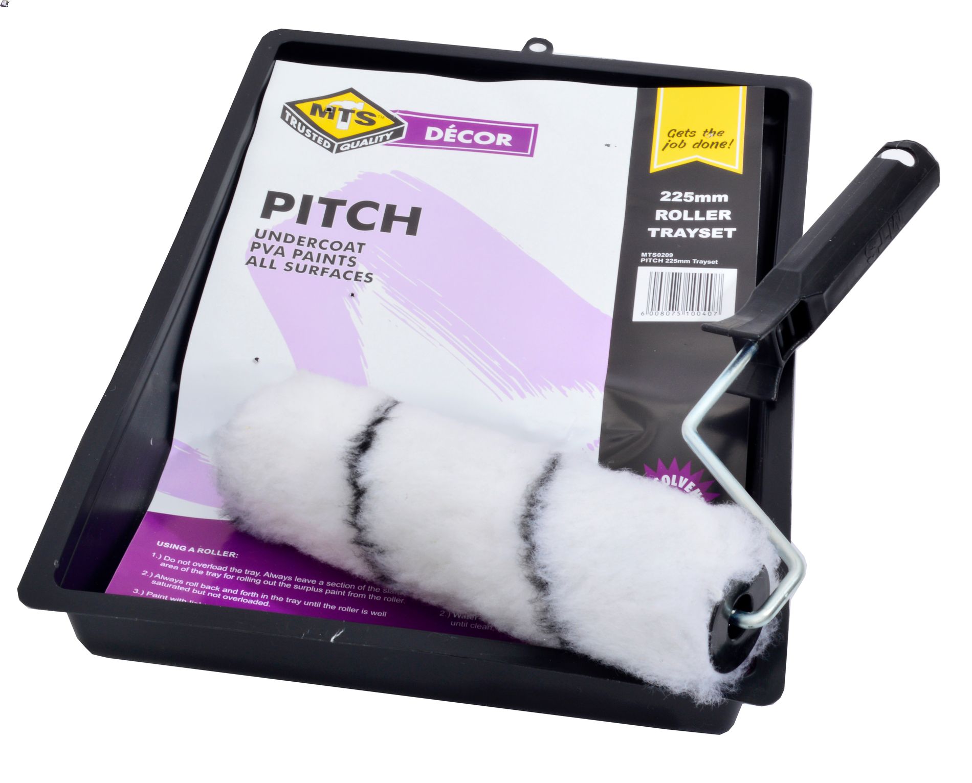 MTS Paintbrush Pitch 225mm Trayset