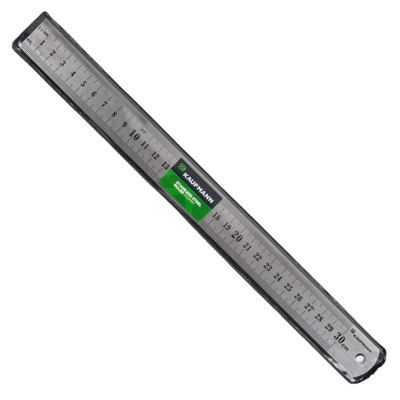 Kaufmann Ruler Steel 300mm