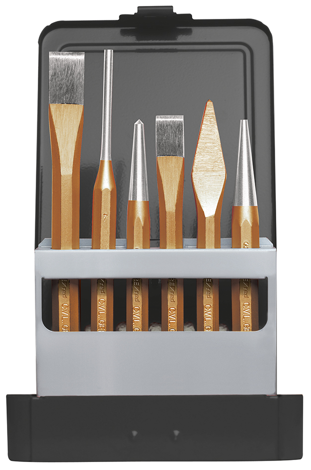 Gedore Red 6pc Chisel & Punch Set