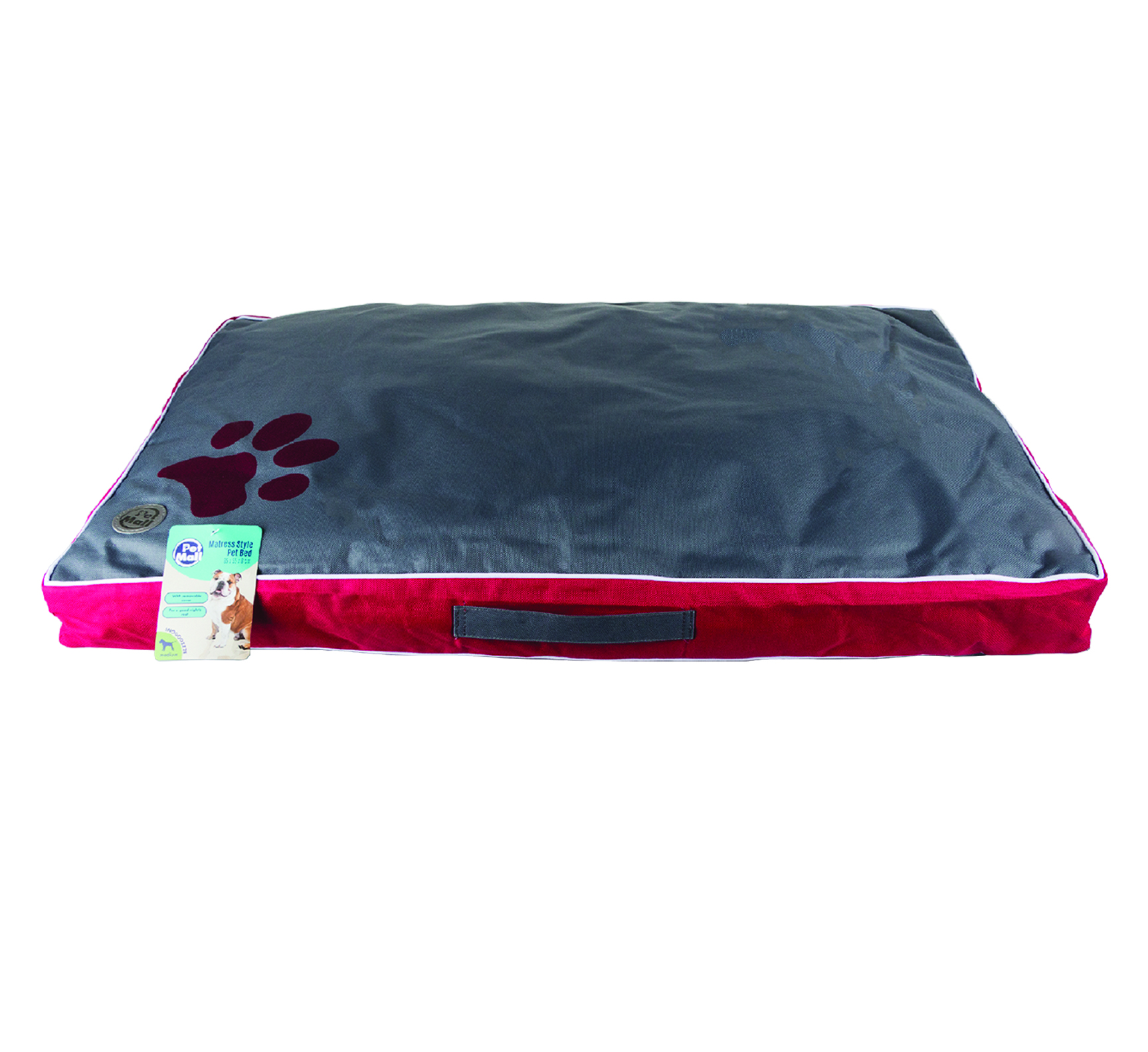 Pet Bed 85x55x8cm Medium – Red