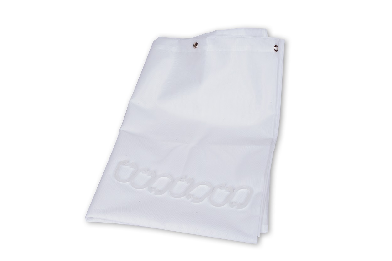 MTS Home Std Driveip Drivey Shwer Curtan White