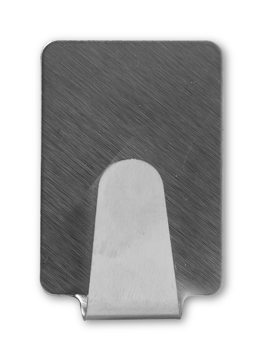 MTS Home Medium Rectangle Steel Hook 2 Piece