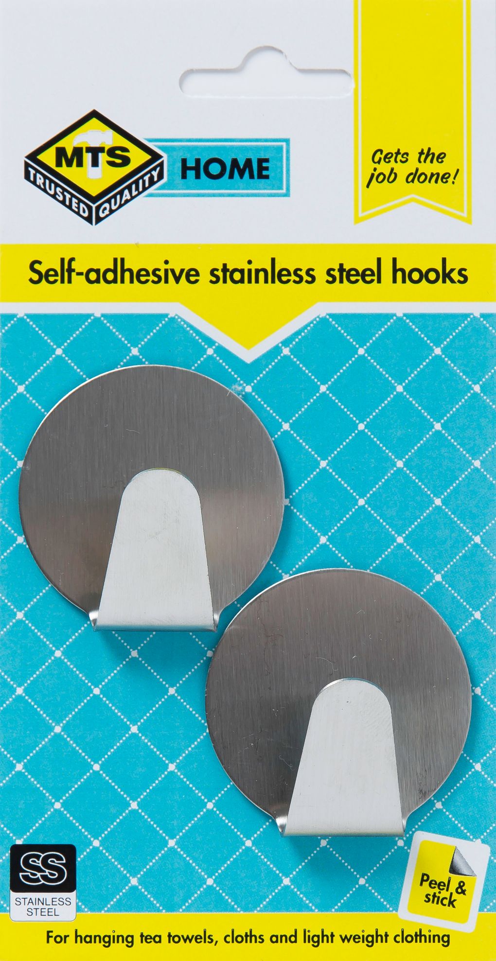 MTS Home Large Round Steel Hook 1 Piece