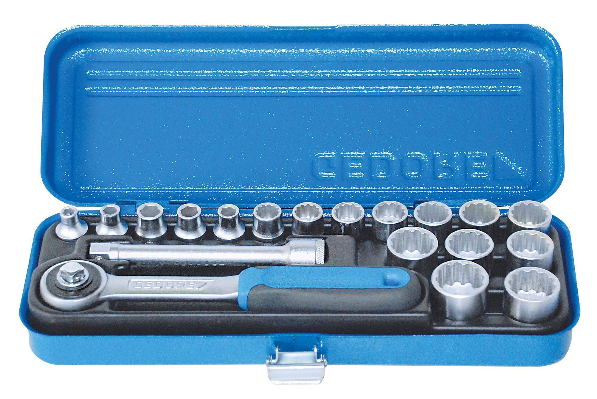 Gedore Socket  Set Bi-Hexagon  3/8 drive