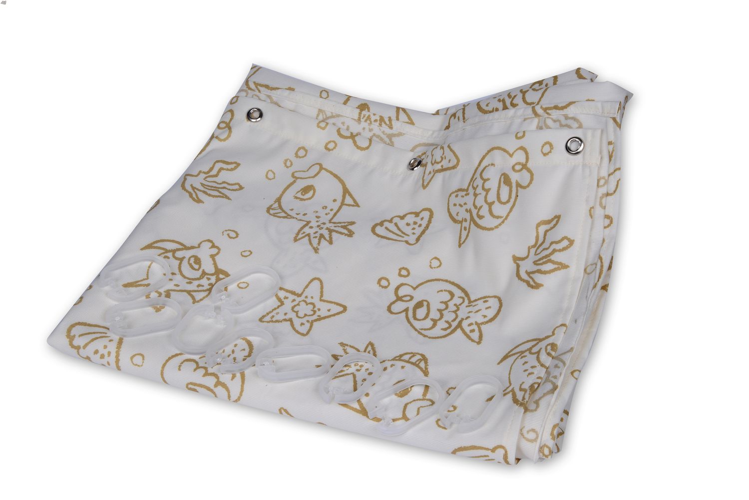 MTS Home Polyvinyl Chloride Shower Curtain Seascapes