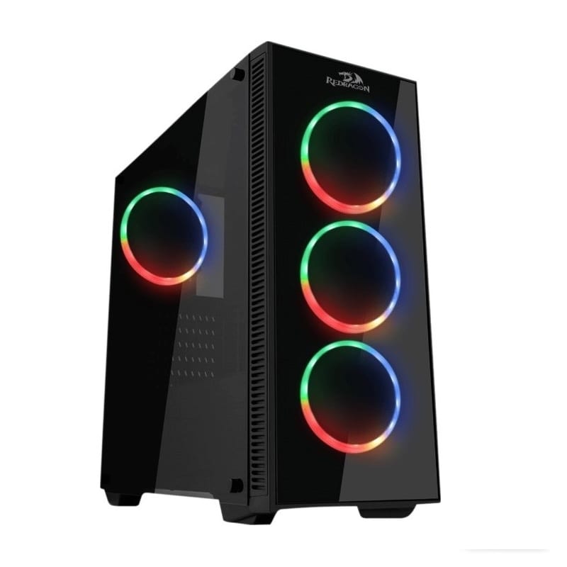 Redragon SIDESWIPE RGB ATX Gaming Chassis – Black