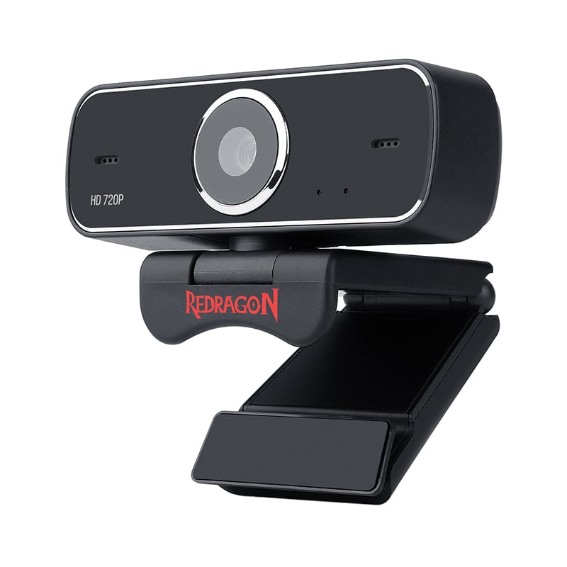 Redragon FOBOS GW600 720P 30 FPS Webcam with Clip on stand – Black