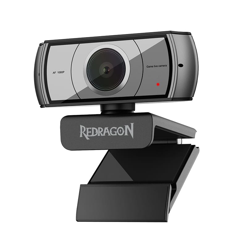 Redragon APEX GW900 1080P 30 FPS Webcam with Clip on stand – Black