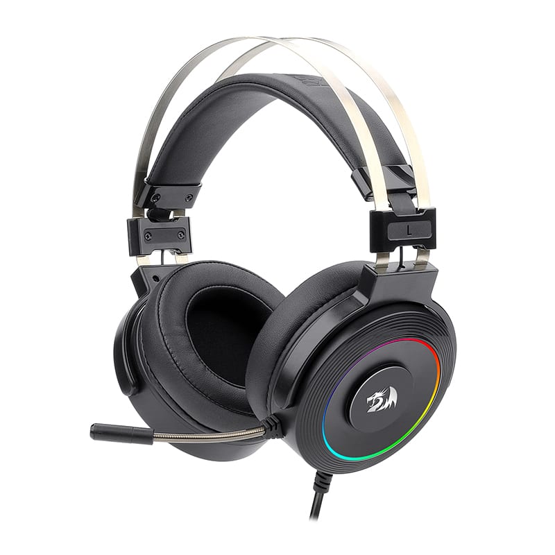 Redragon H320 LAMIA 2 USB 7.1 Surround Sound RGB Gaming Headset – Black