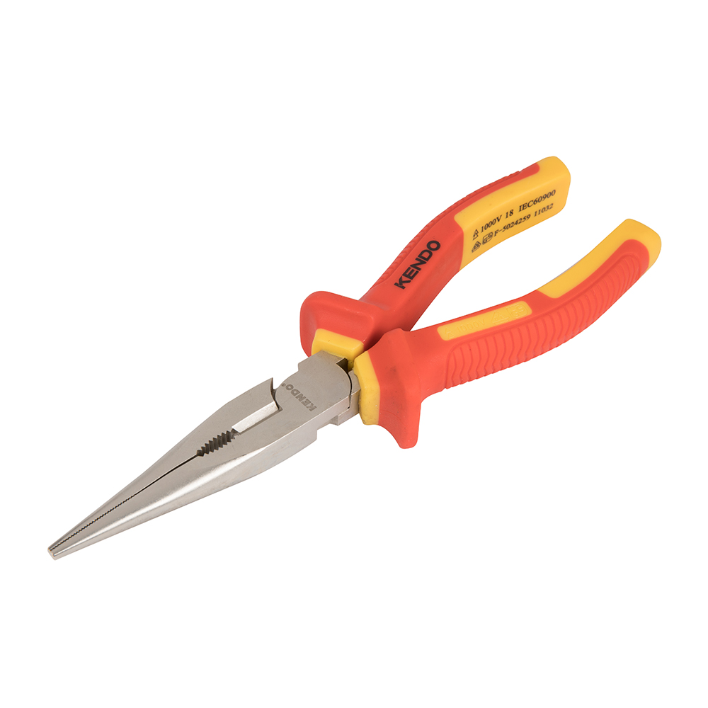 Kendo VDE Long Nose Plier 200mm