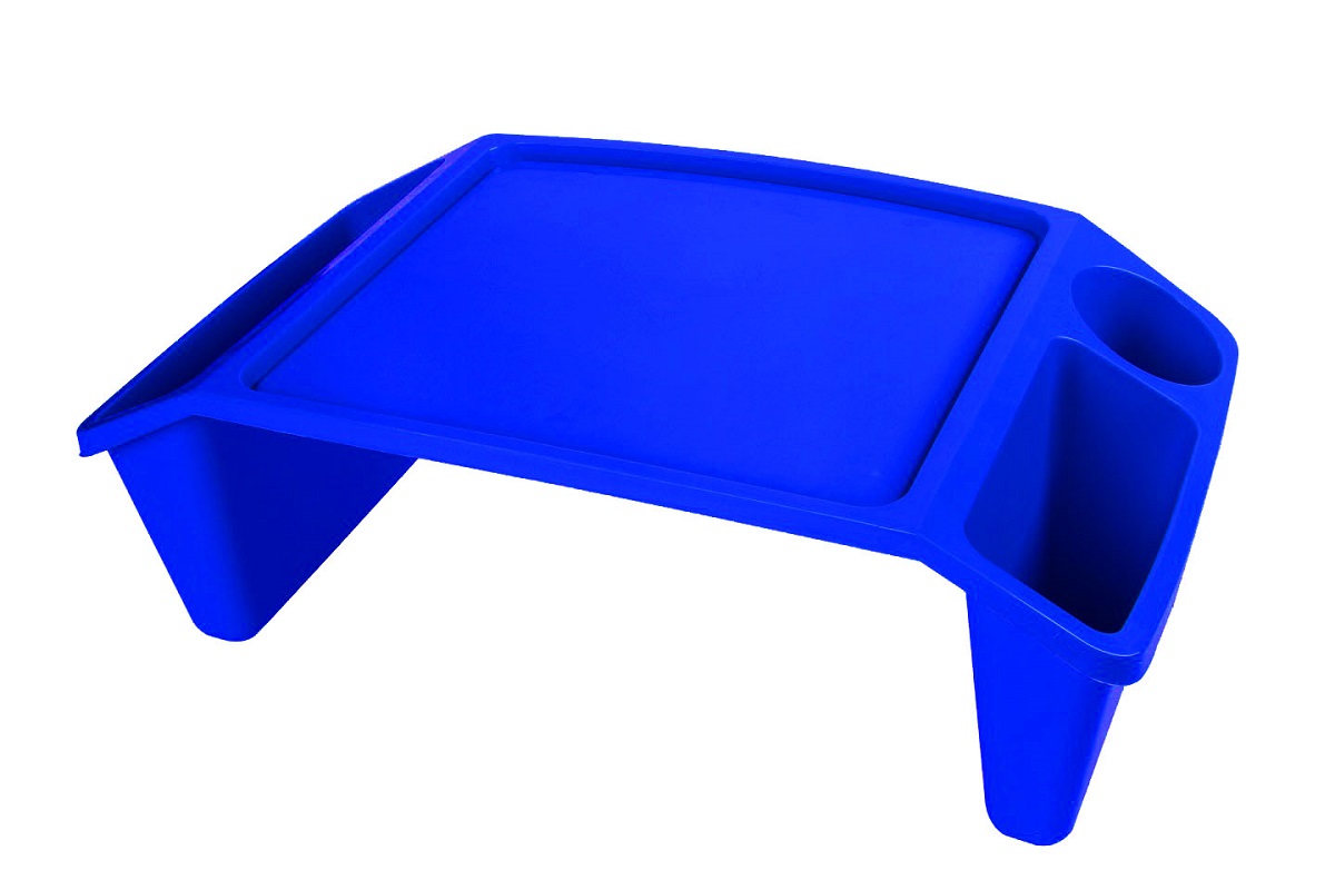 Treeline Kids Portable Mobile Lap Desk Worktop Tray – Blue