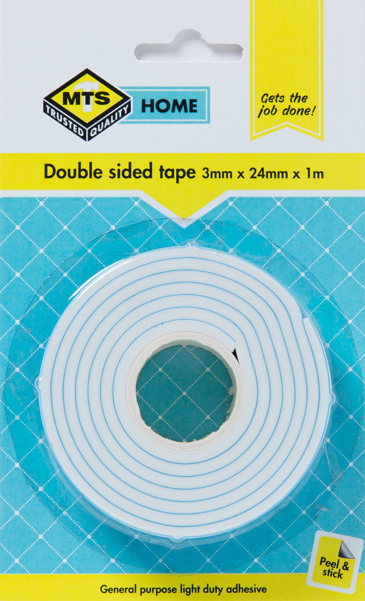 MTS Home Double Sided Tape 3mmx24mmx1m