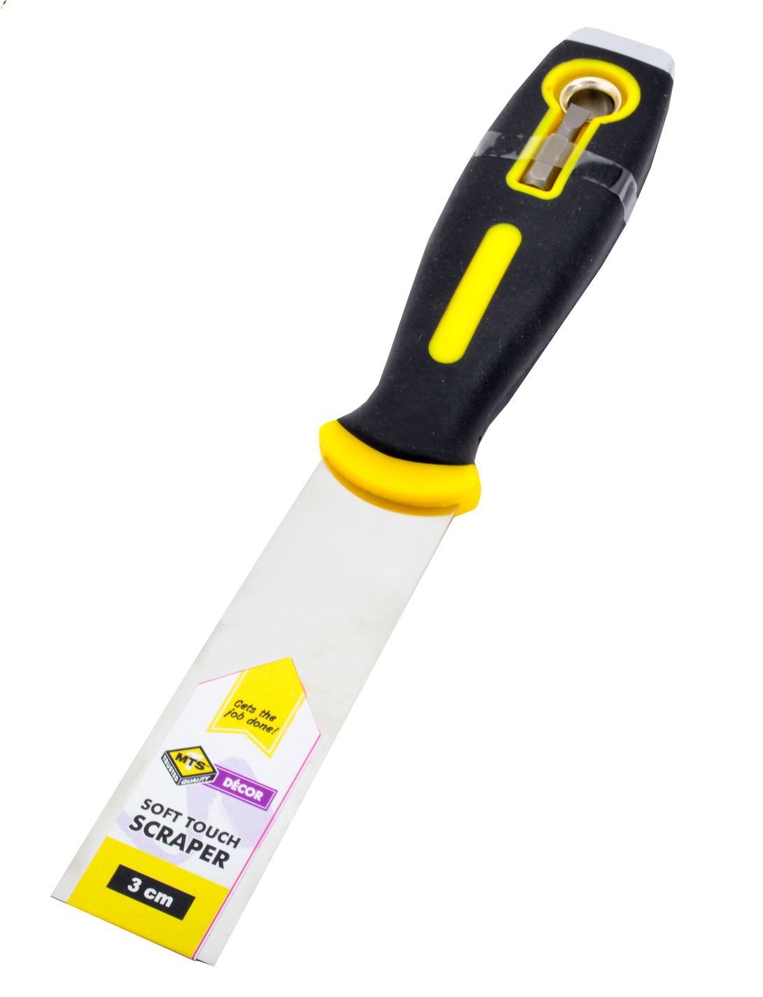 MTS Scraper Stainless Steal Soft Touch 3cm