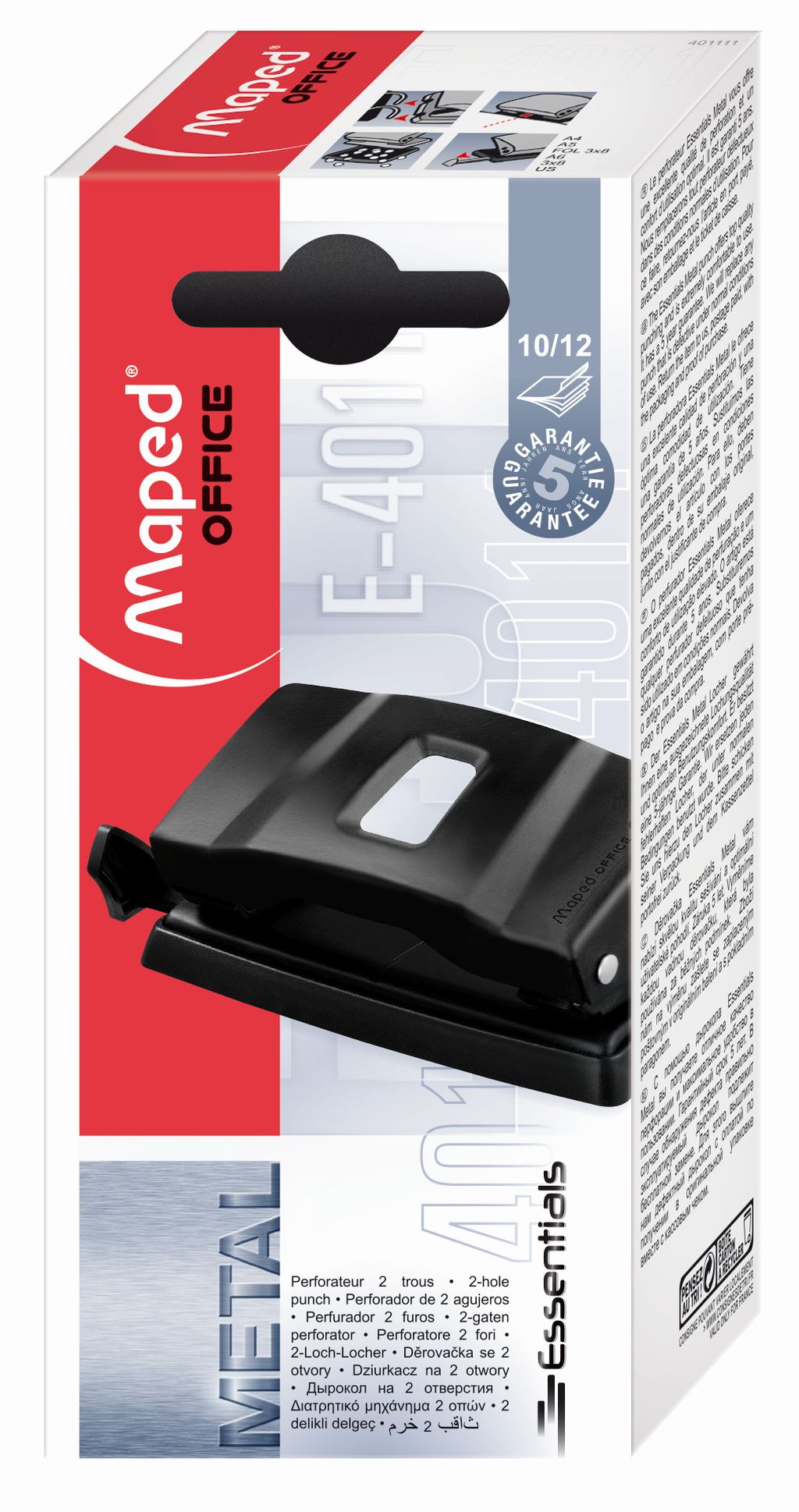 Maped Essential Metal Punch 10pg