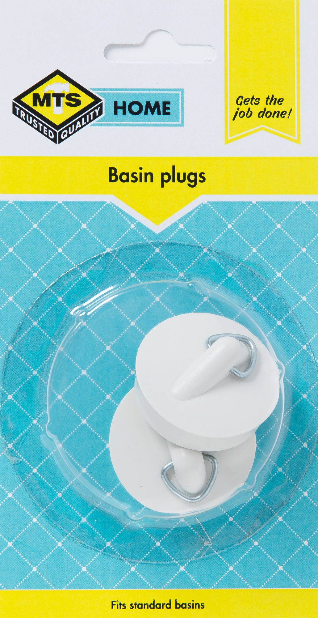 MTS Home Basin Plug White 2 Piece