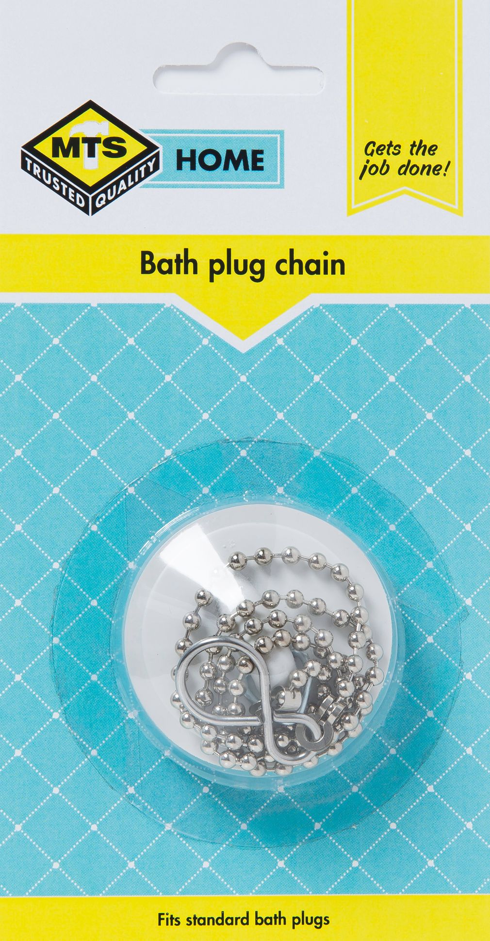 MTS Home Bath Plug Chain White