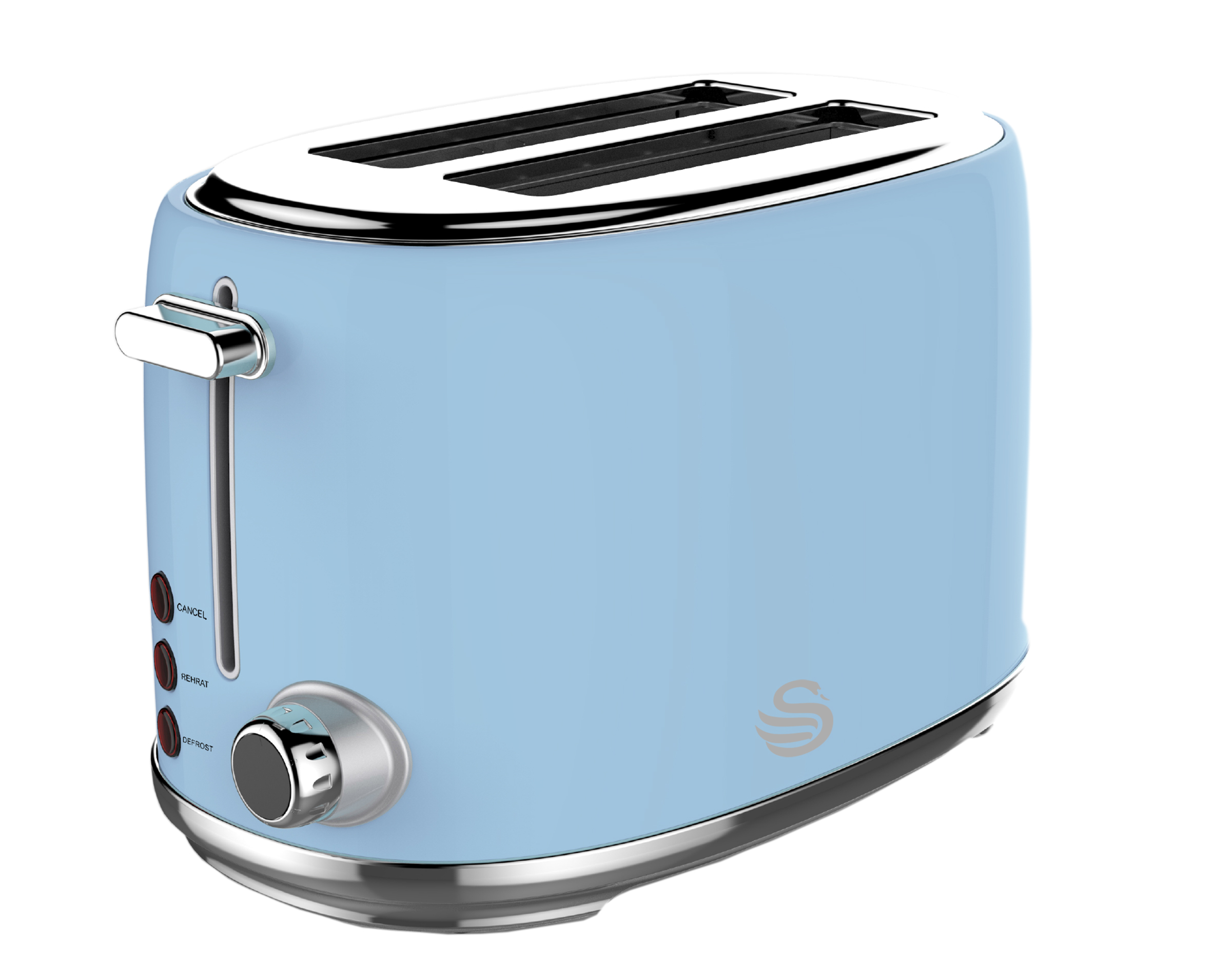Swan Blue Retro 2 Slice Toaster