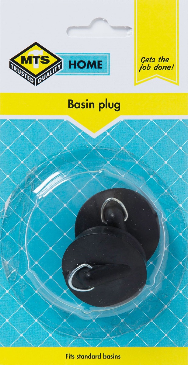MTS Home 2 Piece Basin Rubber Plug – Black