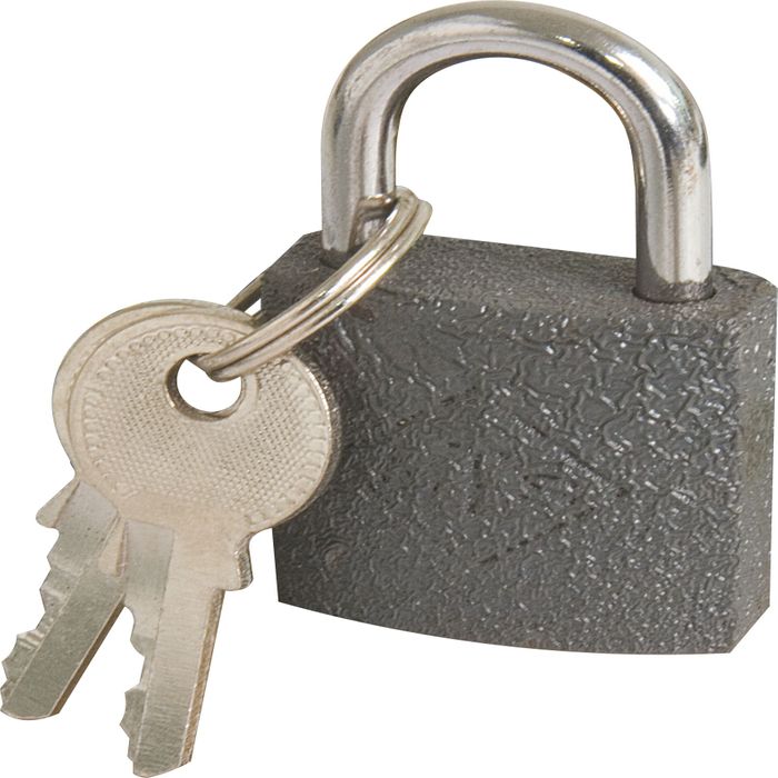MTS Padlock Iron 25mm D/Blister Wz365