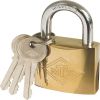 MTS Padlock Brass/Pl 50mm D/Blist Wz362 MTS Padlock Brass/Pl 50mm D/Blist Wz362