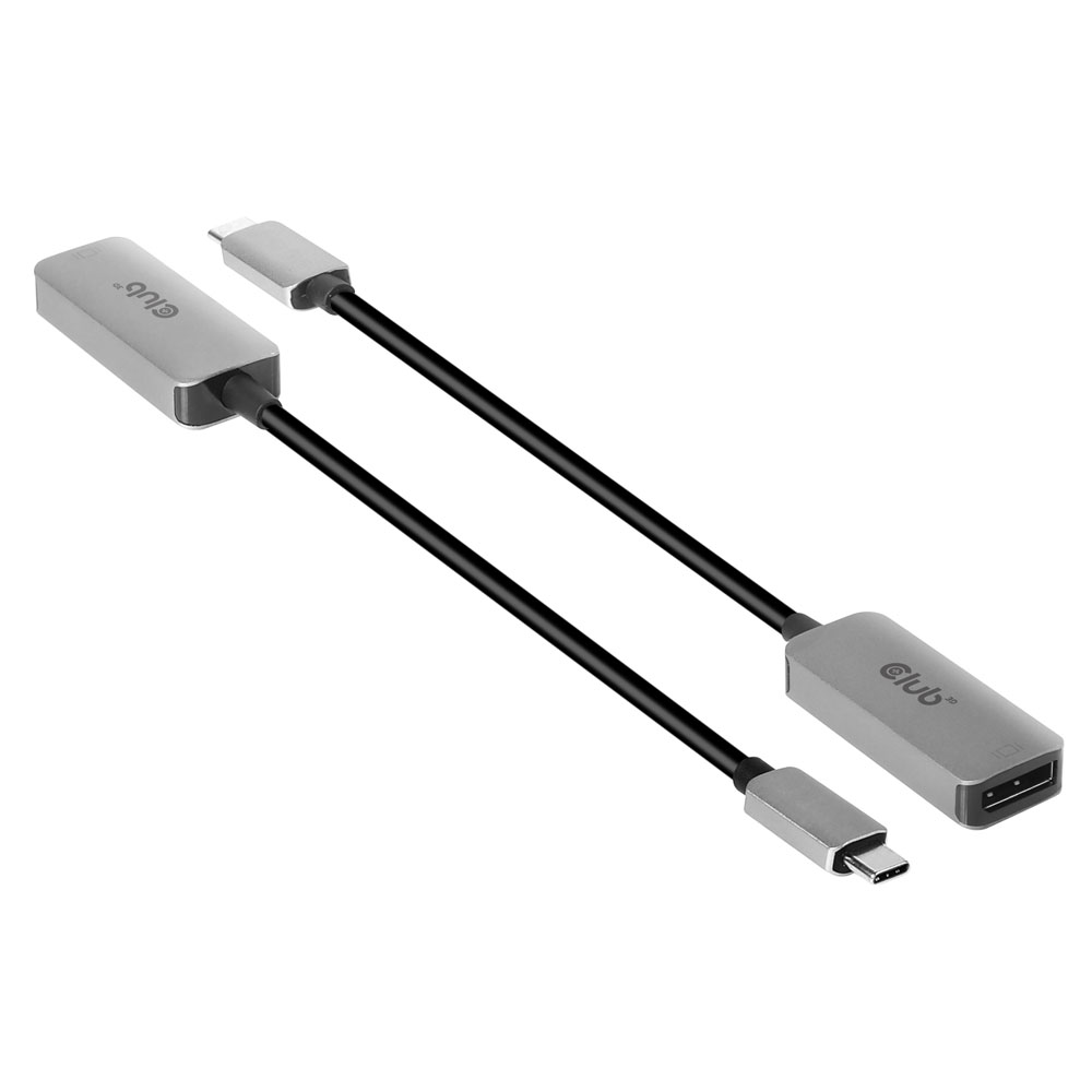 Club 3D Type-C to DisplayPort (8k@ 60hz) HBR3 Active Adapter
