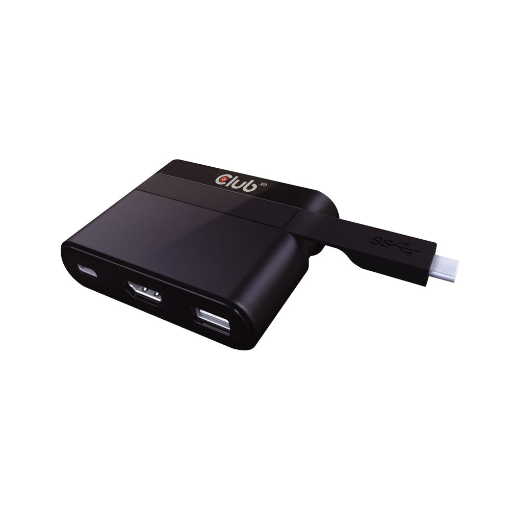 Club 3D USB 2.0 Type-C to HDMI 4K@ 60hz Charge 60w Mini Dock