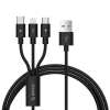 Orico 3in1 Micro USB | Type-C | Lightning 1.2m ChargeSync Cable – Black Orico 3in1 Micro USB | Type-C | Lightning 1.2m ChargeSync Cable – Black