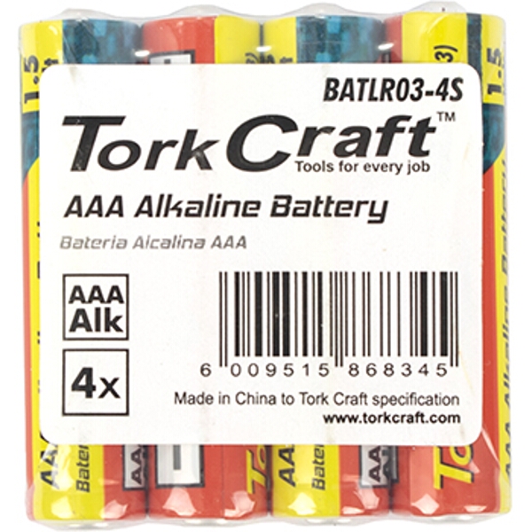 Lr03 4S Aaa 1.5V Battery X4 Pack Shrink Wrap (Moq 30)