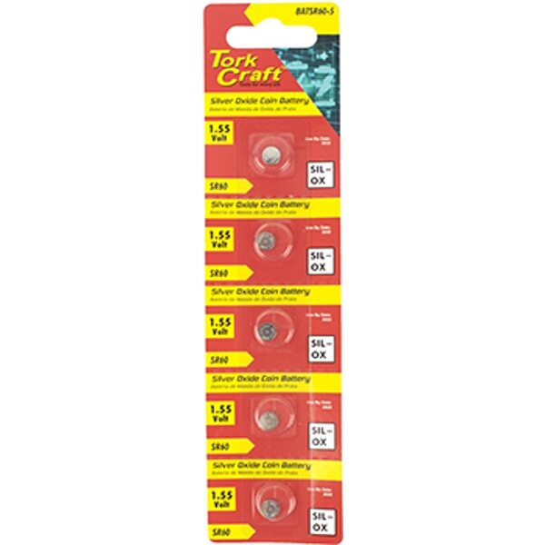 Sr60 Alkaline Coin Battery X5 Pack (Moq 20)