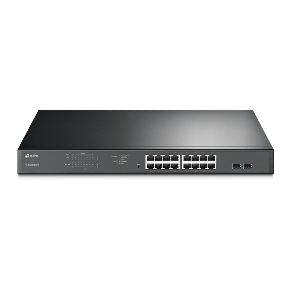 TP-LINK 16-Port Gbit PoE+ Smart Switch