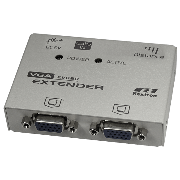 Rextron 150m Cat5e VGA & Audio Extender