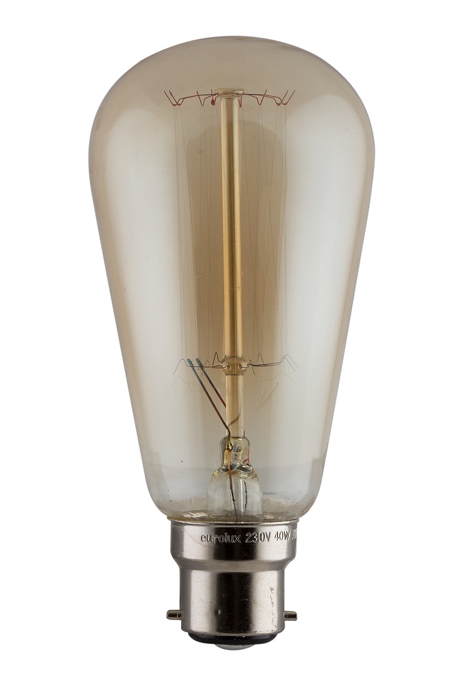 Eurolux Filament Cb Amber B22 40W
