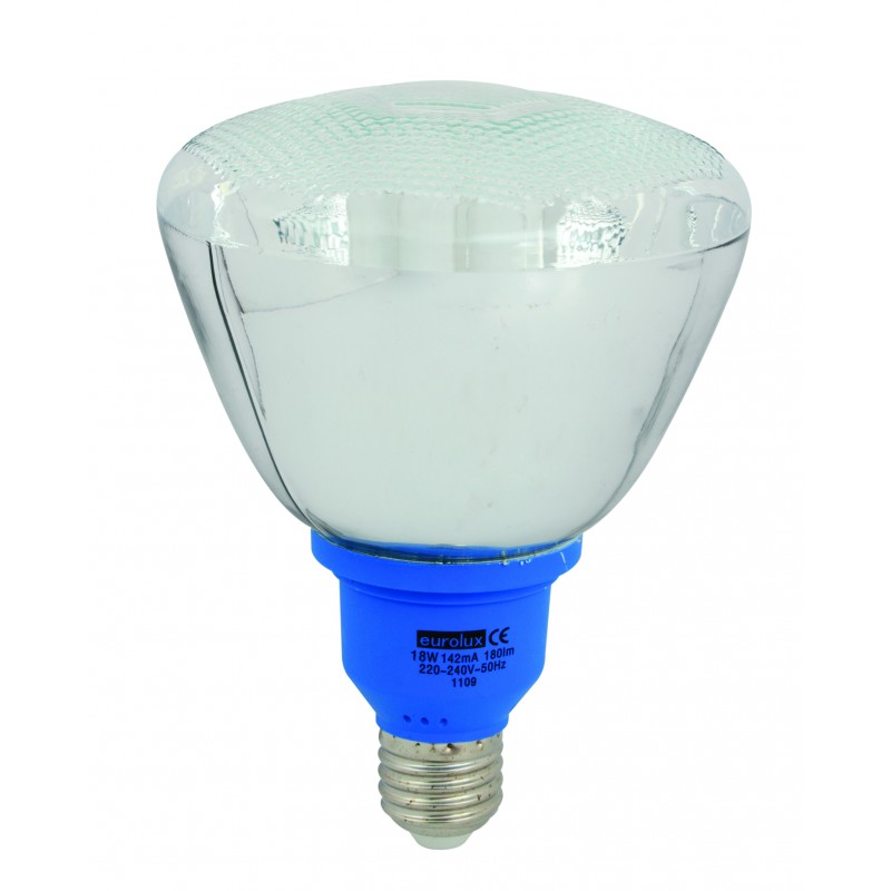 Eurolux Lamp Par38 Cfl E27 Blue 18W
