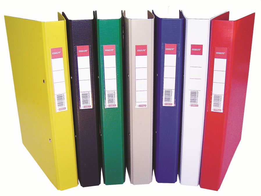 Esselte Ringbinder A4 – Assorted Colours Pack of 10