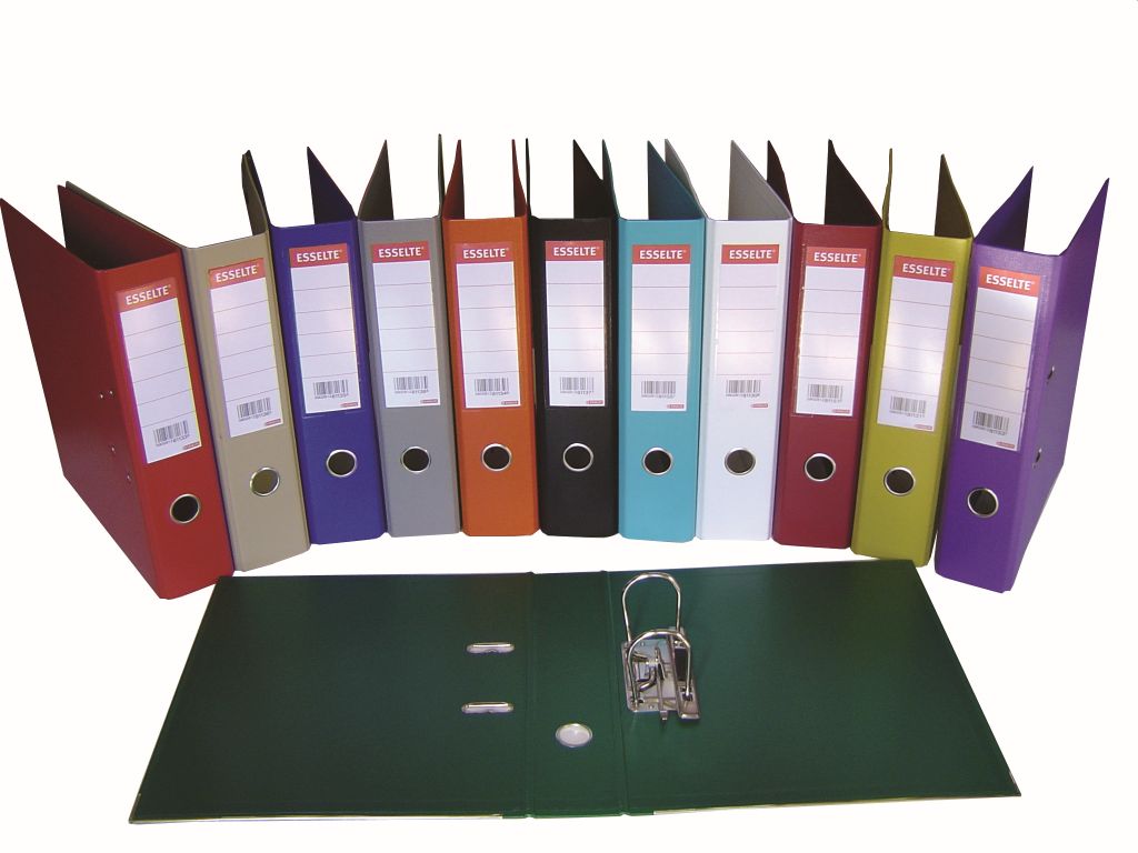 Esselte Lever Arch A4 – Assorted Colours Pack of 10