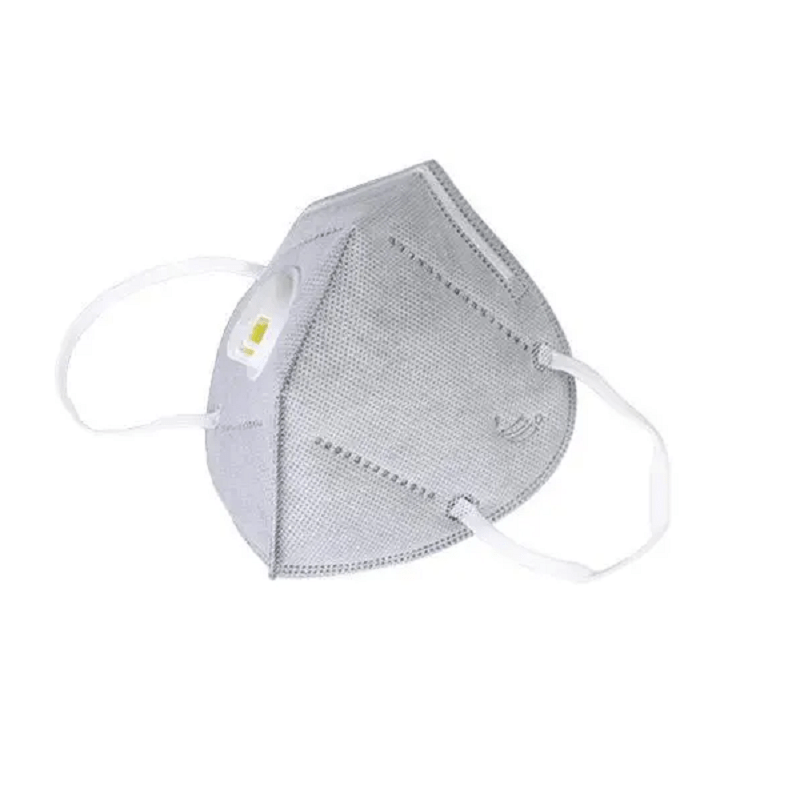 KN95 Face Mask With Respiratory Valve – Grey