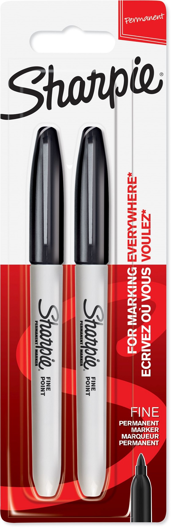 Sharpie Fine Permanent Marker 2pk