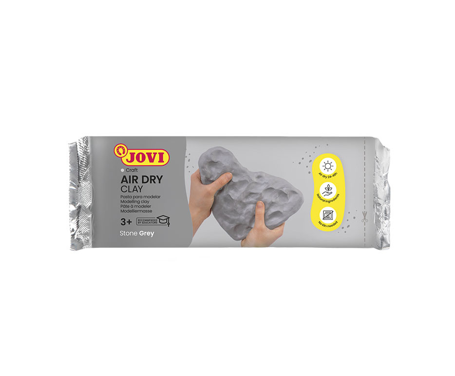 JOVI Air Hardening Modelling Clay – 250g Grey