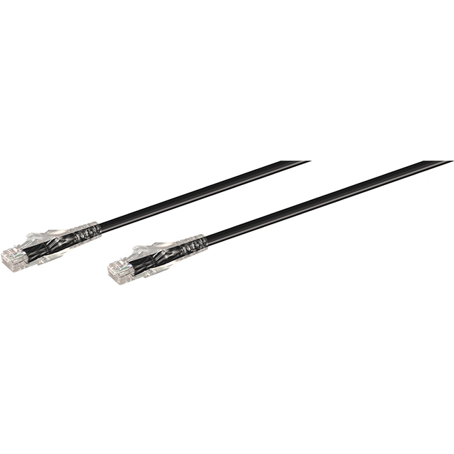 Premium Line 5m CAT6 Moulded Flylead – Black