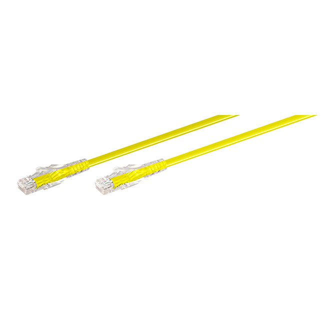 Premium Line 5m CAT6 Moulded Flylead – Yellow