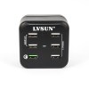 Lvsun 6-Port USB 34W 5V 6.8A QC2.0 Charger (LS-6USQ) Lvsun 6-Port USB 34W 5V 6.8A QC2.0 Charger (LS-6USQ)