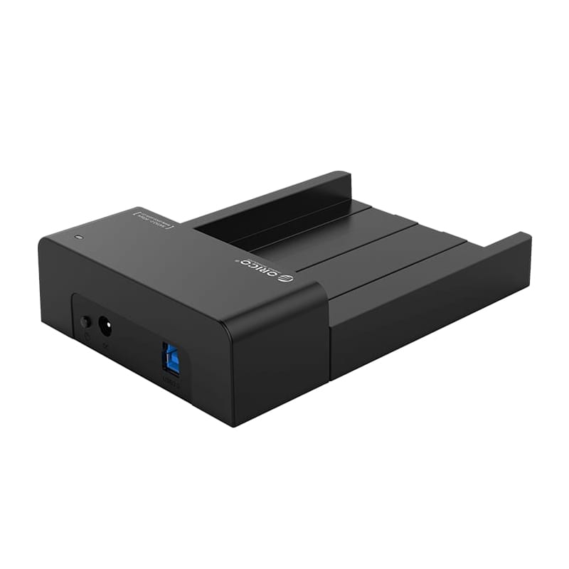 Orico 1 Bay USB3.0 2.5″/3.5″ HDD|SSD Horizontal Dock – Black