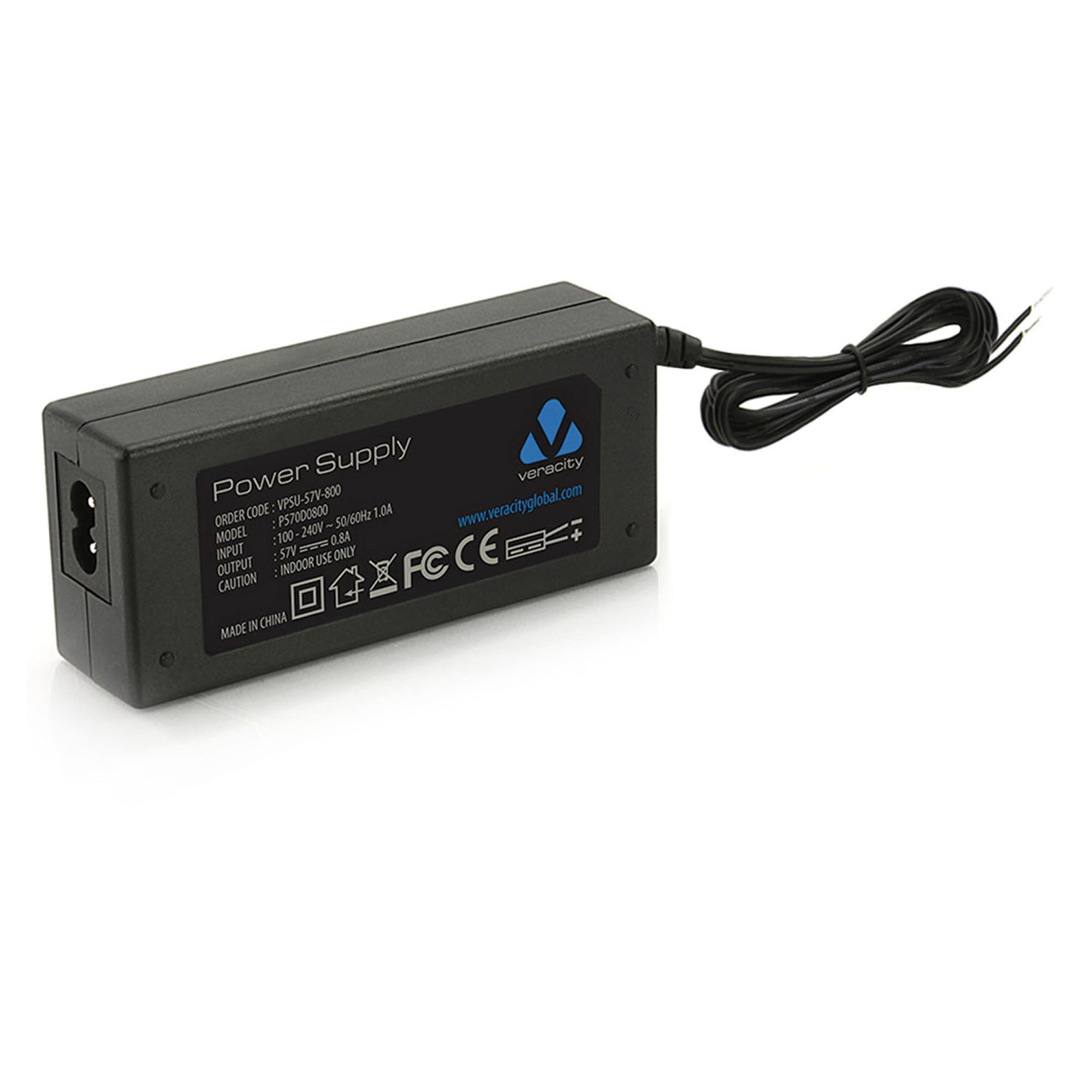 Veracity Optional 57V PSU 0.8A For PoE+