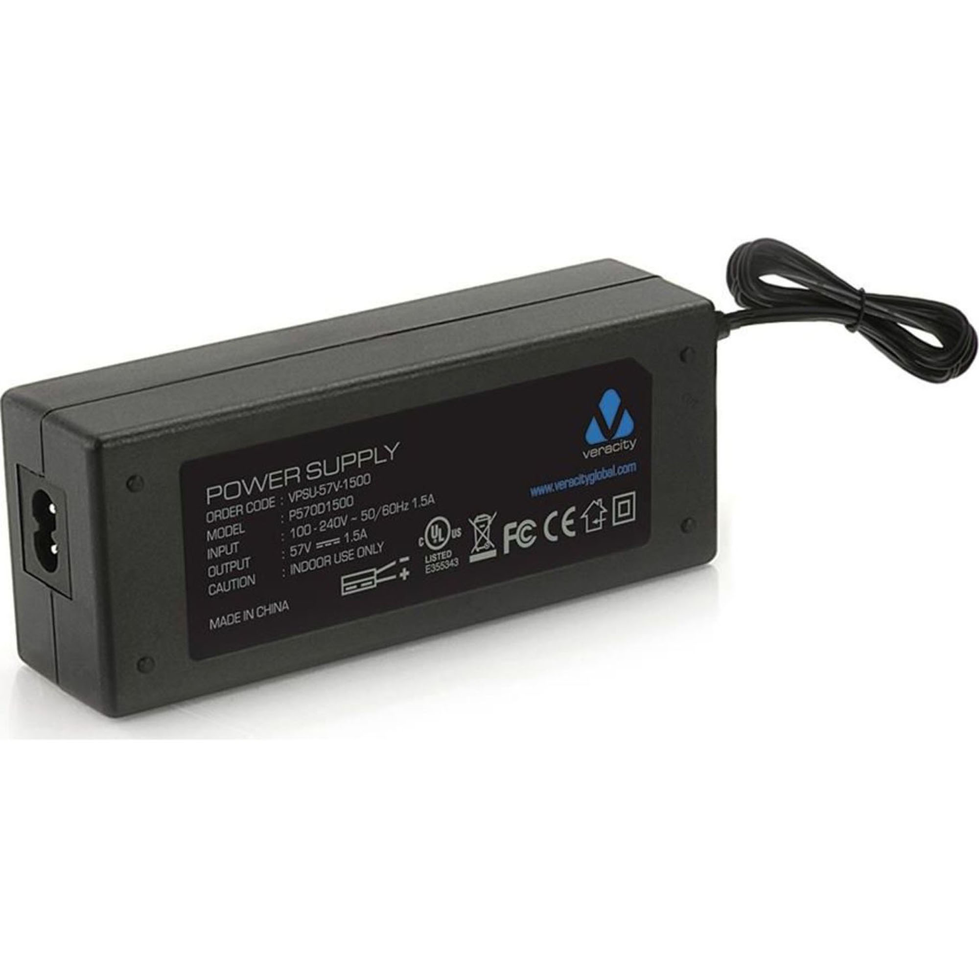 Veracity Optional 57V PSU 1.5A For PoE+