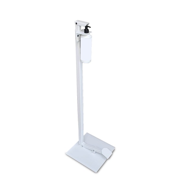 Xtreem Hands-Free Foot Operated Sanitizing Stand – White