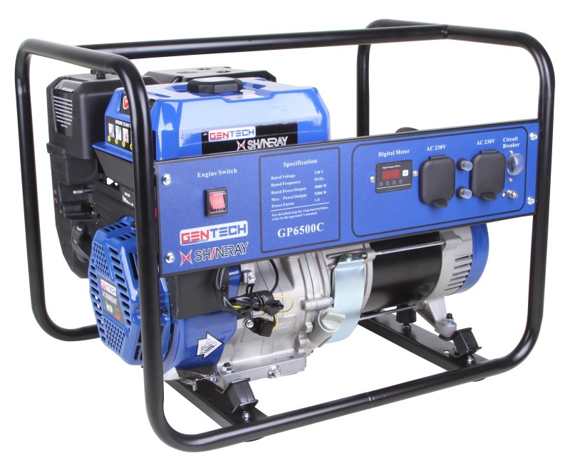 Gen-Tech 6.5 KVA Trademan Series Petrol Generator